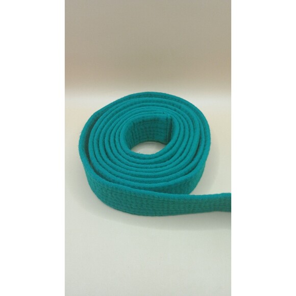 Tiger Claw Taekwondo Teal Belt Size 2 Lightweight Student Karate - Picture 3 of 4